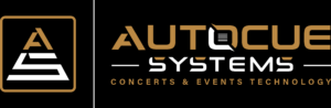 AutoCue Systems Logo on Black background